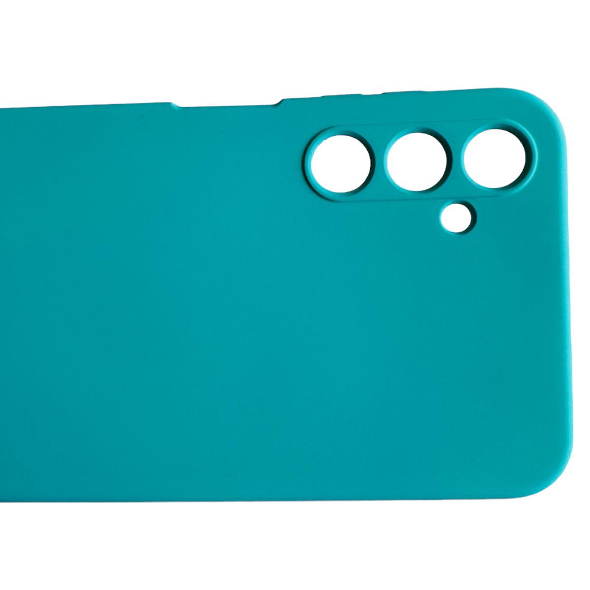 CARCASA FUNDA SAMSUNG A24 SILICONA TURQUESA - 1