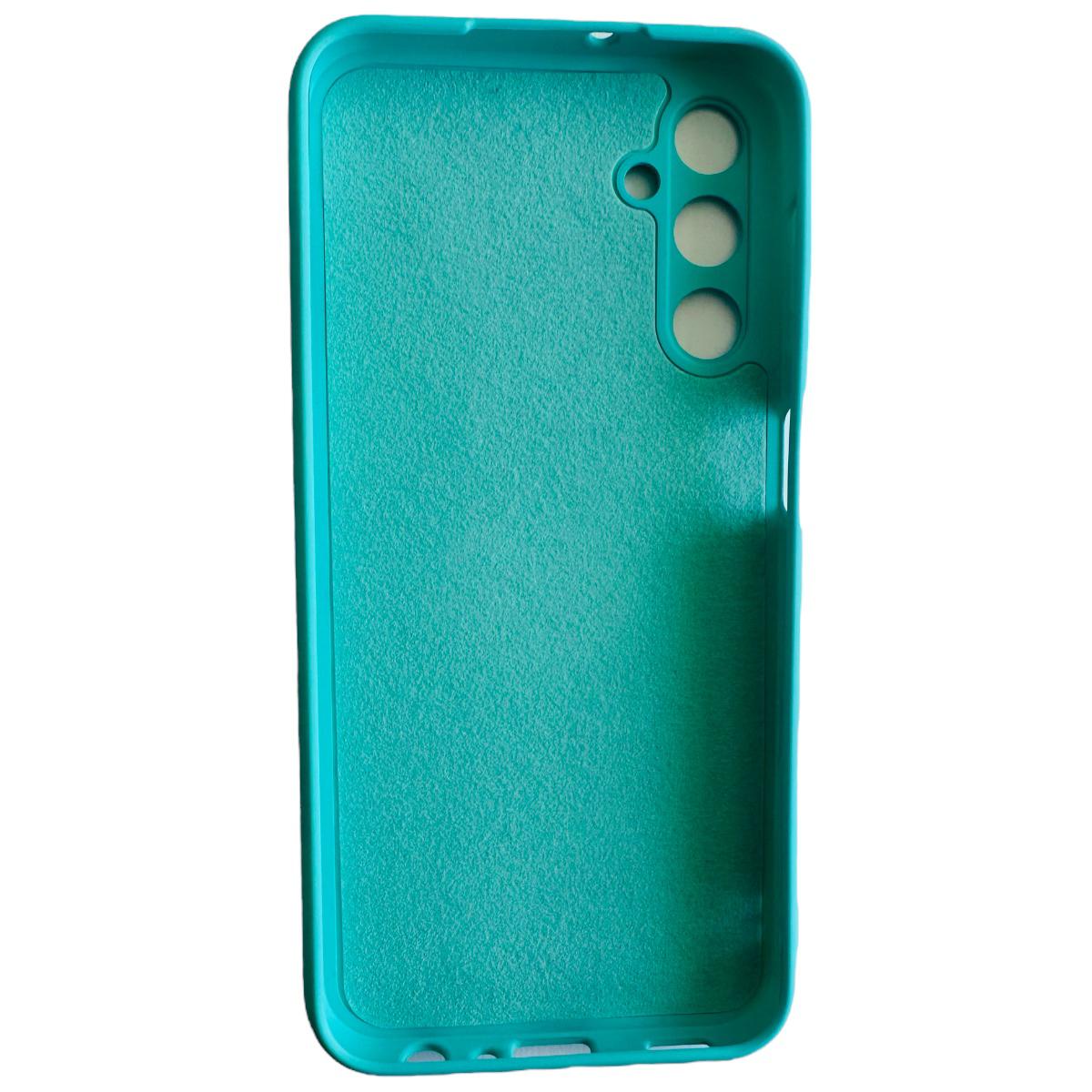 CARCASA FUNDA SAMSUNG A24 SILICONA TURQUESA - 4