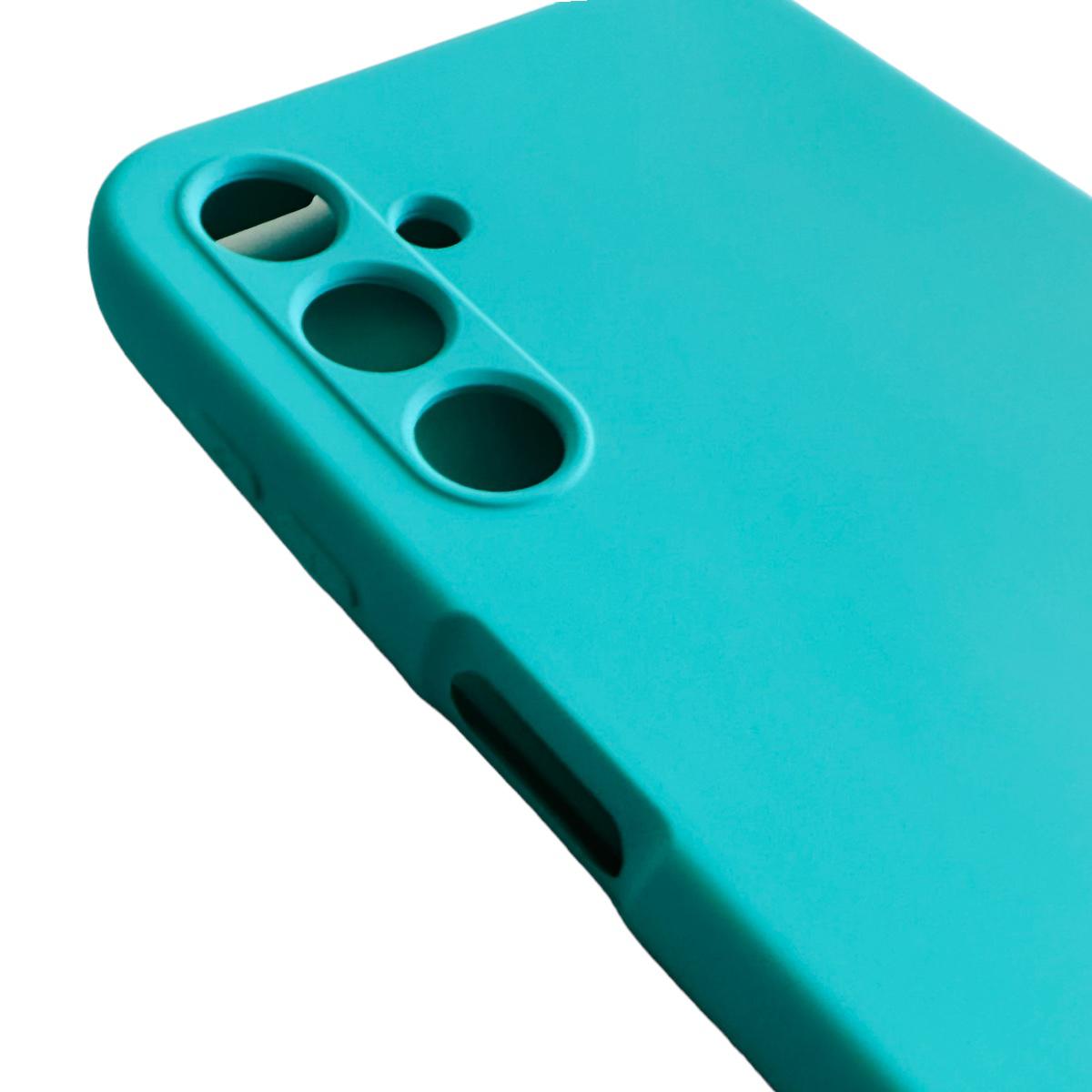 CARCASA FUNDA SAMSUNG A24 SILICONA TURQUESA - 5
