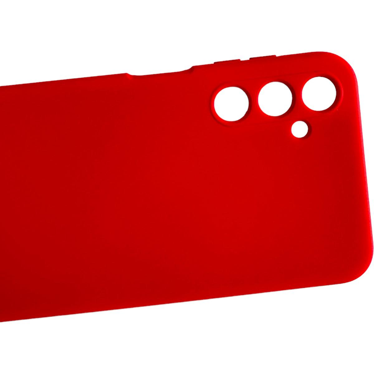 CARCASA FUNDA SAMSUNG A24 SILICONA ROJO - 1