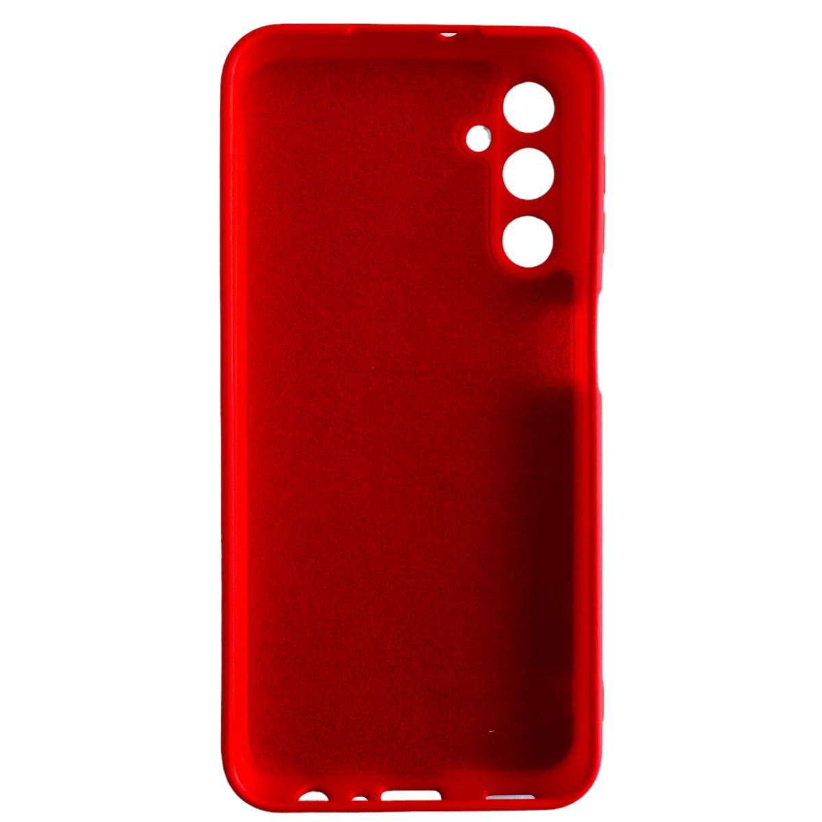 CARCASA FUNDA SAMSUNG A24 SILICONA ROJO - 2