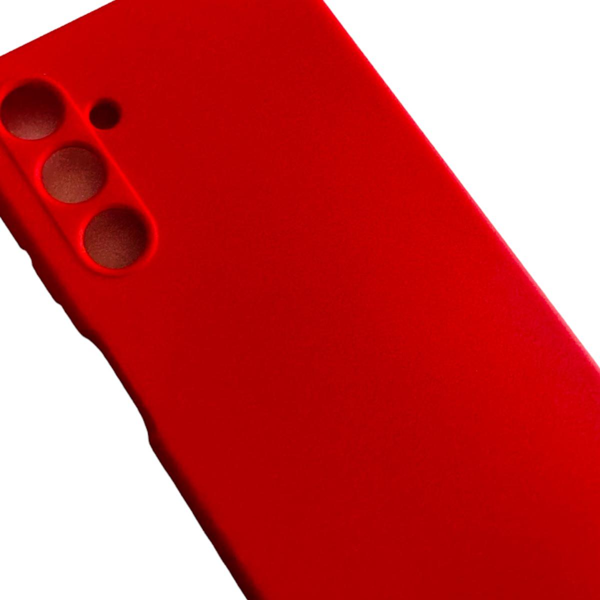 CARCASA FUNDA SAMSUNG A24 SILICONA ROJO - 3