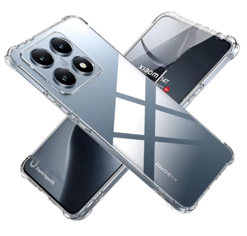 CARCASA XIAOMI 14T 5G TRANSPARENTE REFORZADA - 1