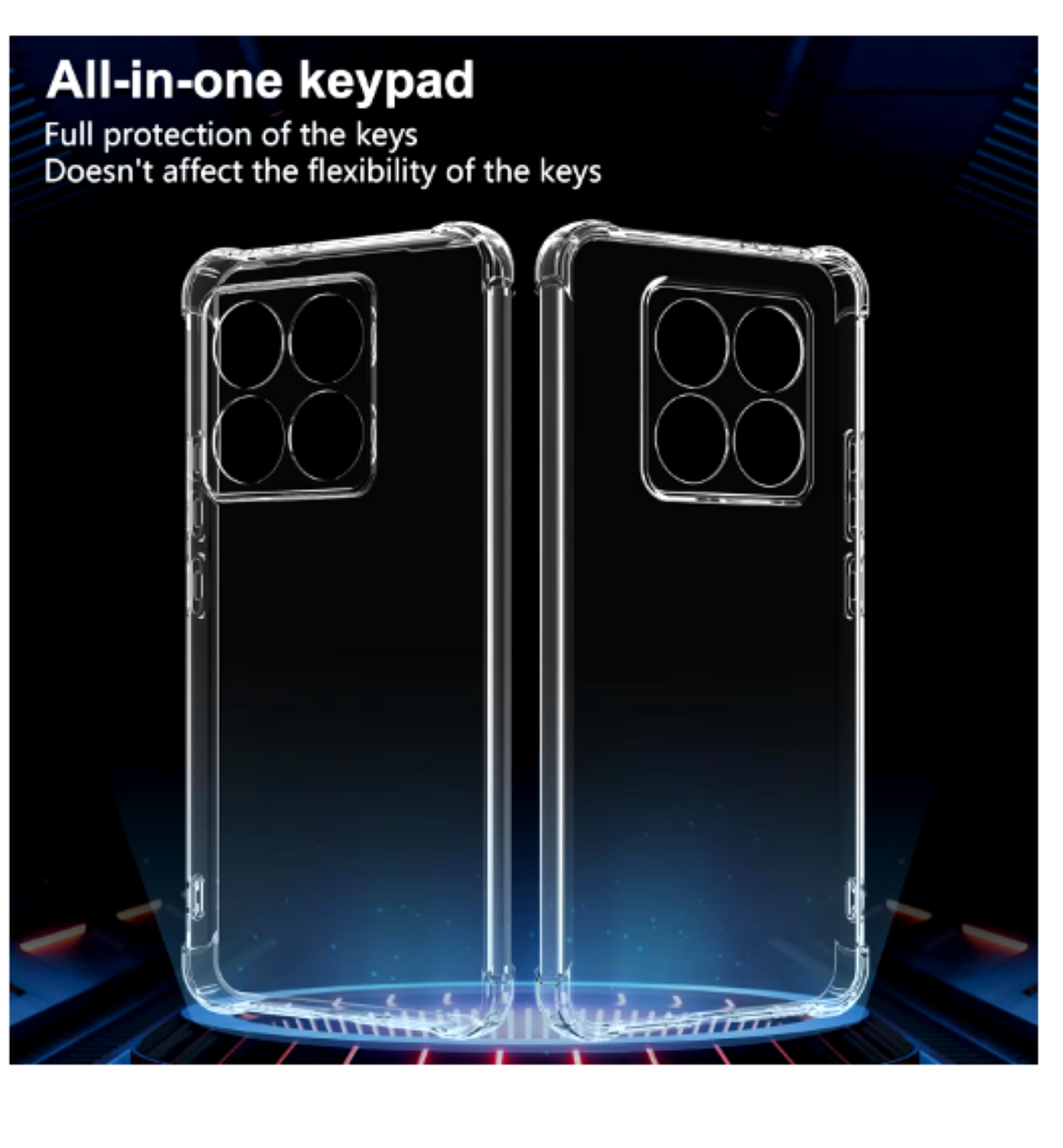 CARCASA XIAOMI 14T 5G TRANSPARENTE REFORZADA - 2