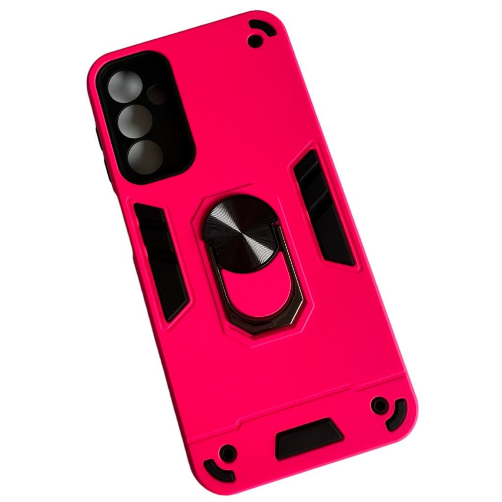 CARCASA SAMSUNG A35 5G ANTI GOLPES ANILLO FUCSIA - 1