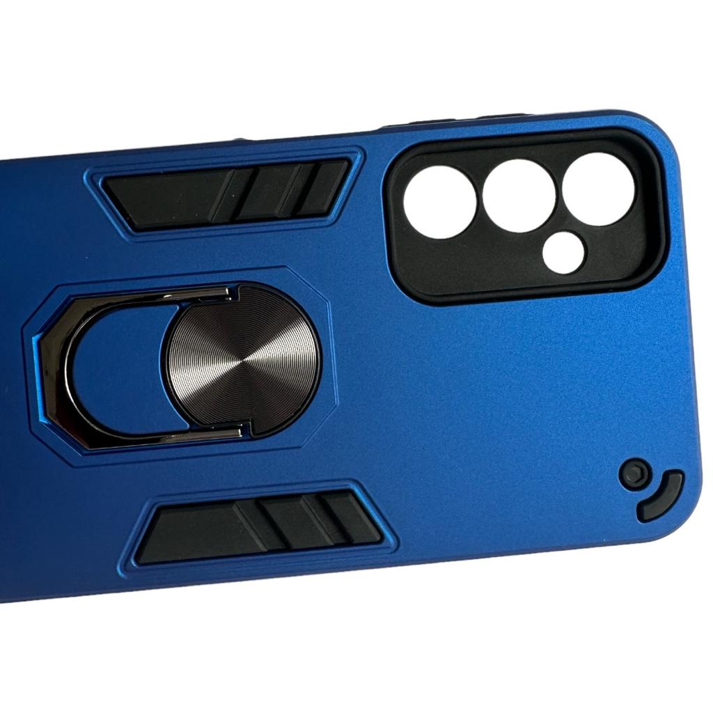 CARCASA SAMSUNG A35 5G ANTI GOLPES ANILLO AZUL - 2
