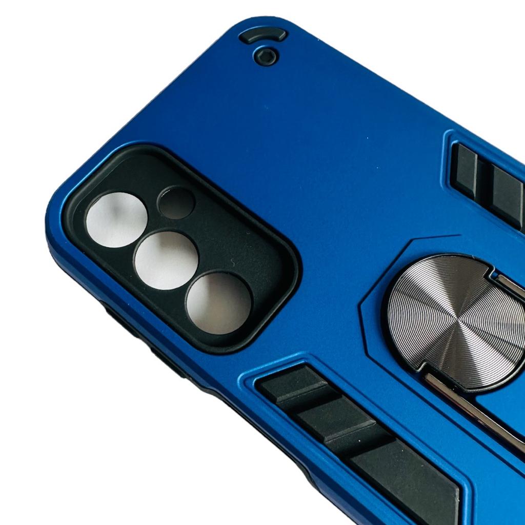 CARCASA SAMSUNG A35 5G ANTI GOLPES ANILLO AZUL - 3