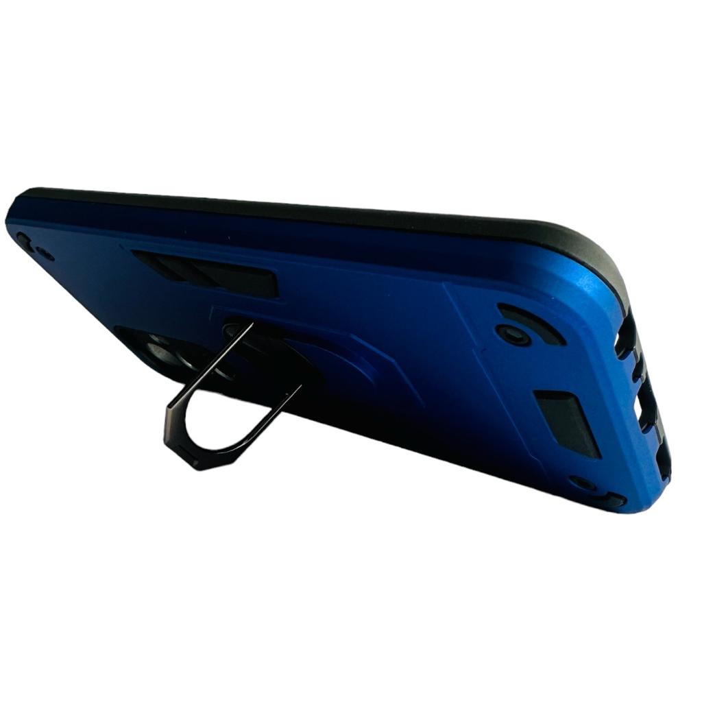 CARCASA SAMSUNG A35 5G ANTI GOLPES ANILLO AZUL - 4