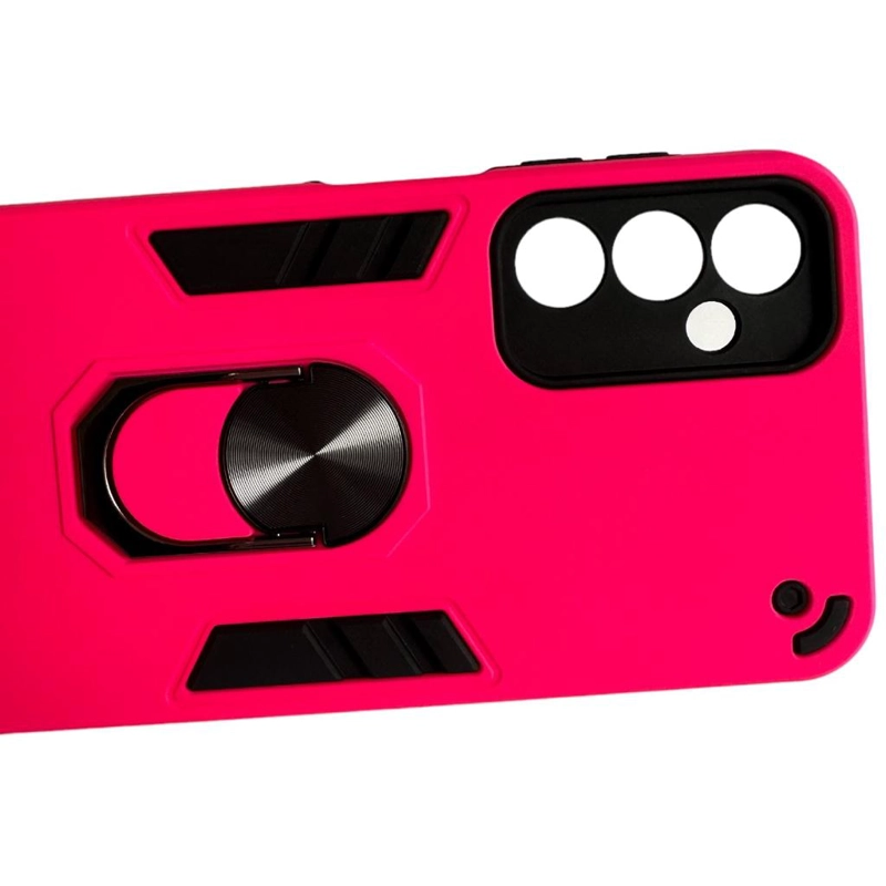 CARCASA PARA SAMSUNG A55 5G ANTI GOLPES ANILLO FUCSIA - 3