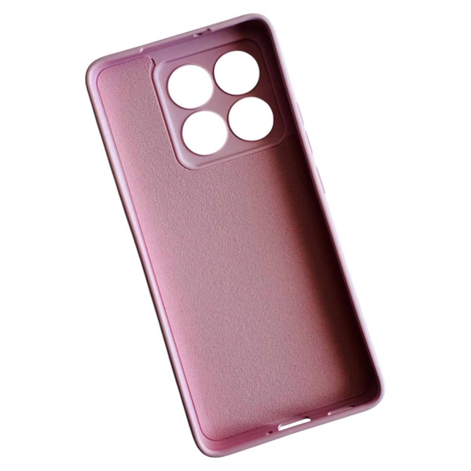 CARCASA FUNDA XIAOMI 14T 5G SILICONA ROSA PALO - 2