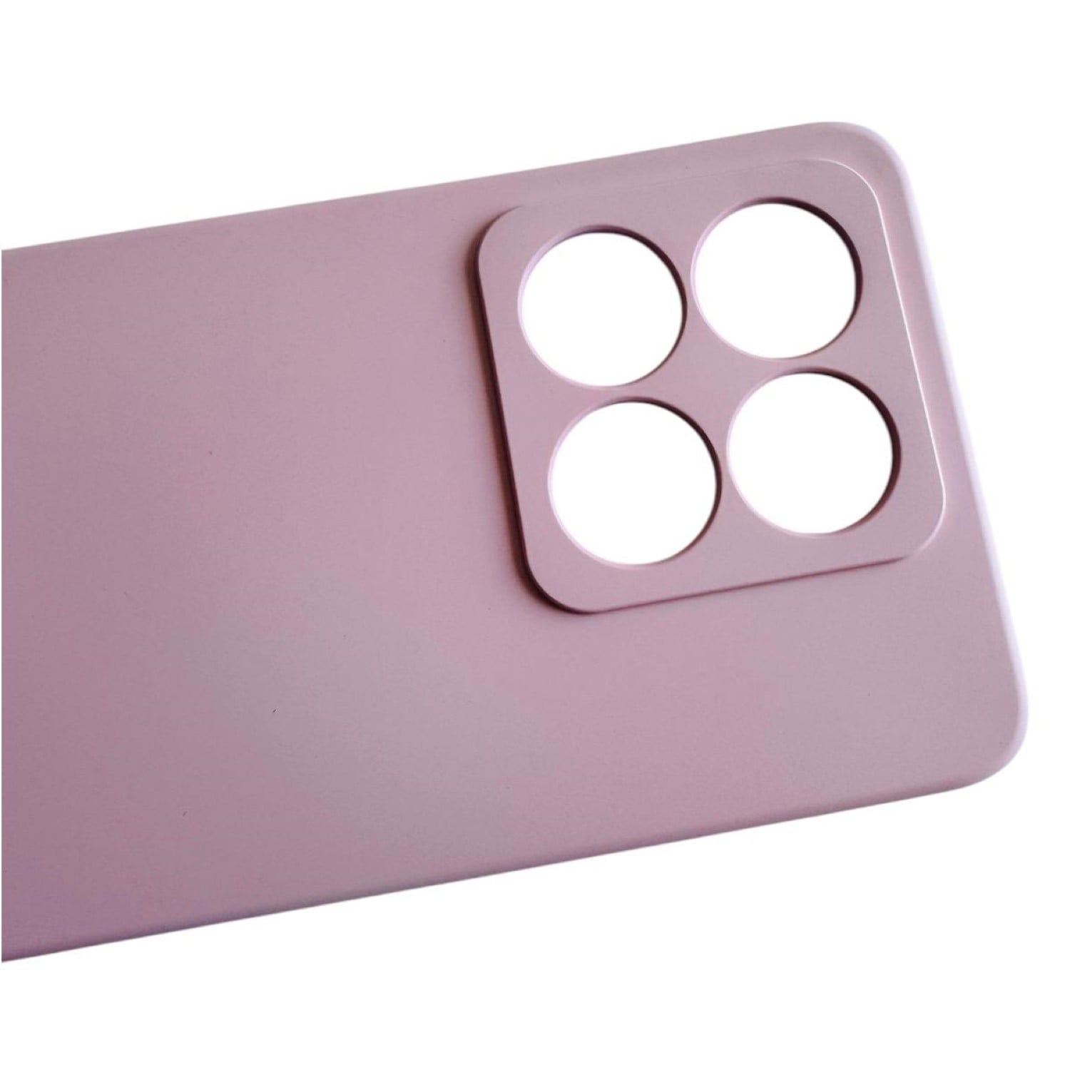 CARCASA FUNDA XIAOMI 14T 5G SILICONA ROSA PALO - 3