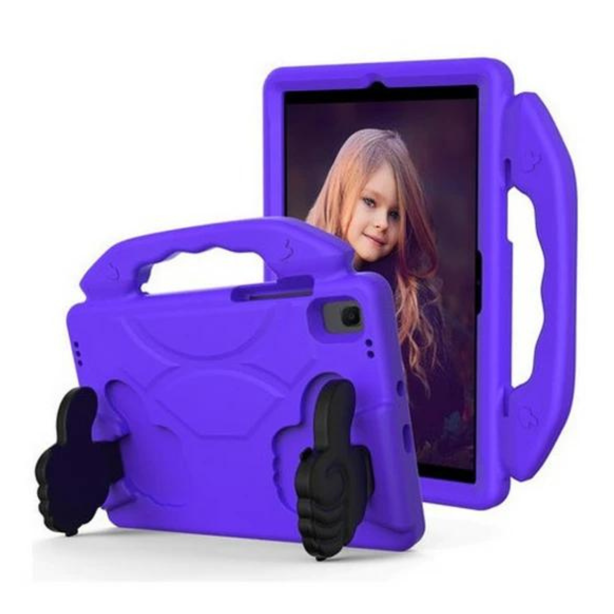 CARCASA NIÑOS ANTI-GOLPES PARA TABLET SAMSUNG A9+ 11 X210 MORADO - 5