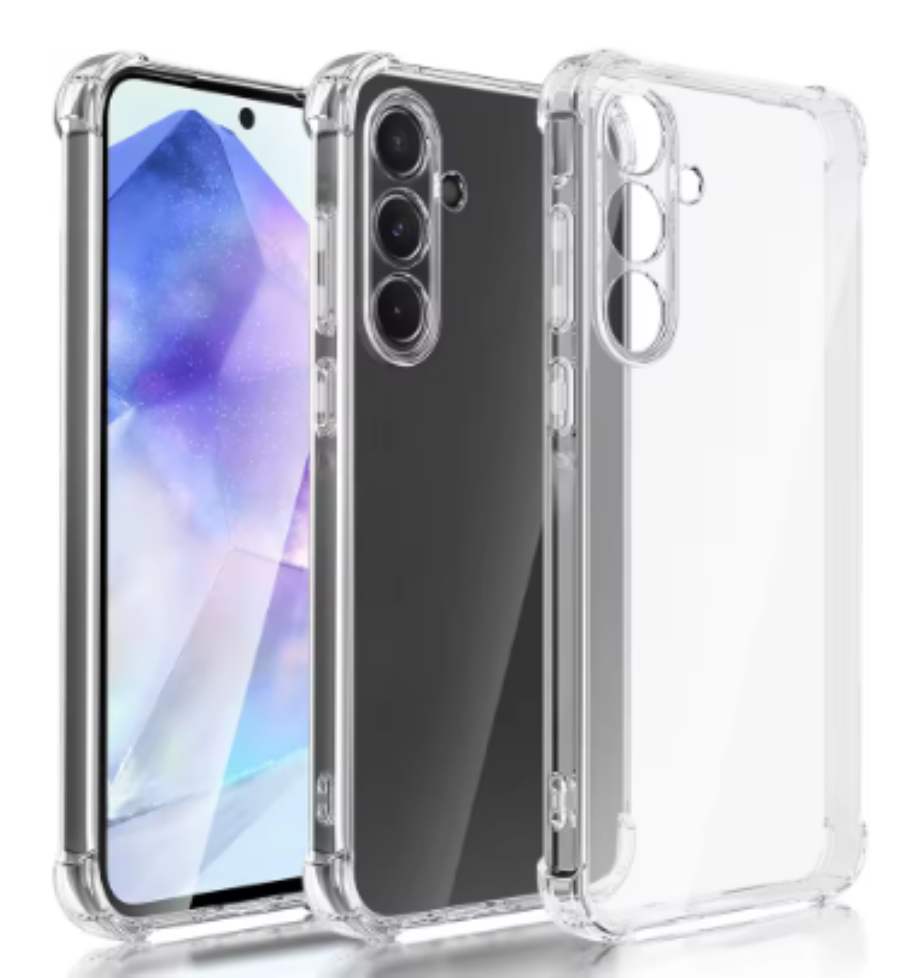 CARCASA PARA SAMSUNG S25 PLUS TRANSPARENTE REFORZADA - 1