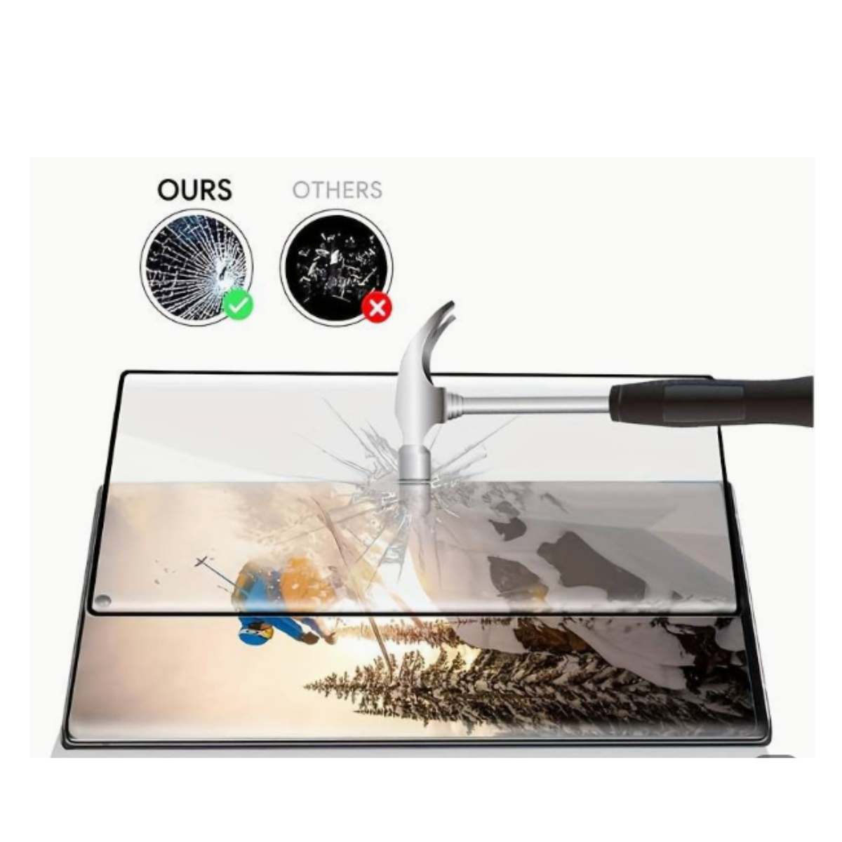 MICA LAMINA VIDRIO TEMPLADO COMPLETA PARA SAMSUNG S25 ULTRA - 2
