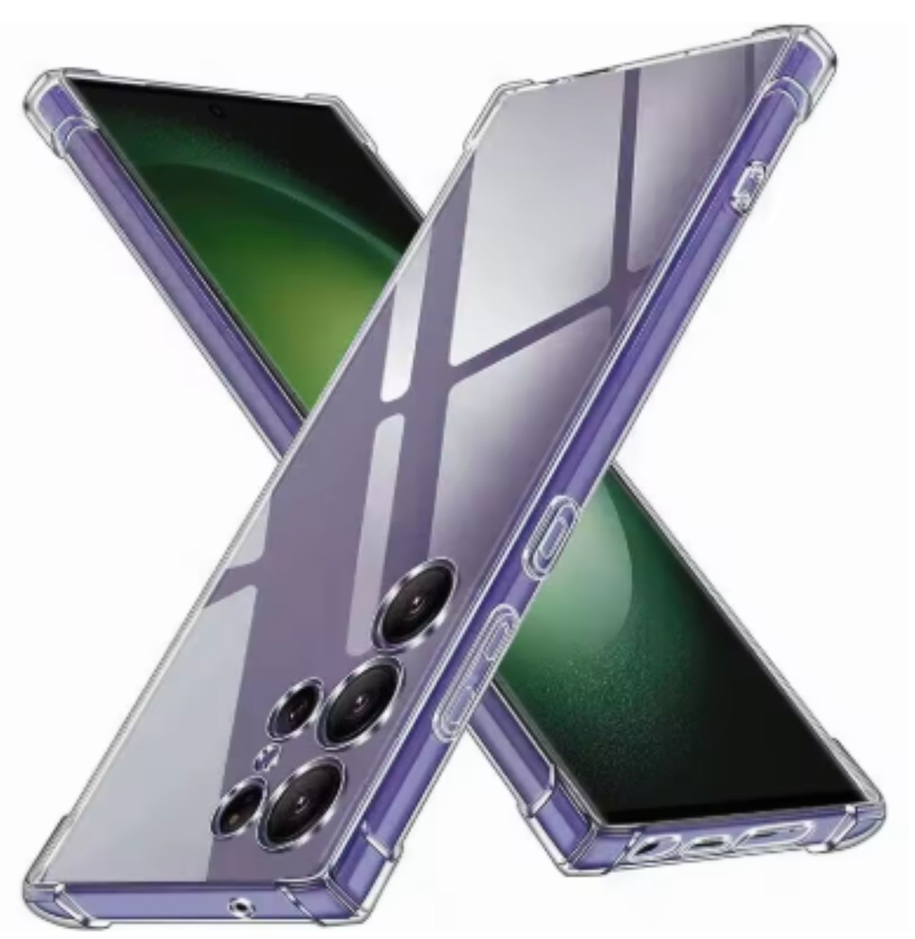 CARCASA PARA SAMSUNG S25 ULTRA TRANSPARENTE REFORZADA - 1