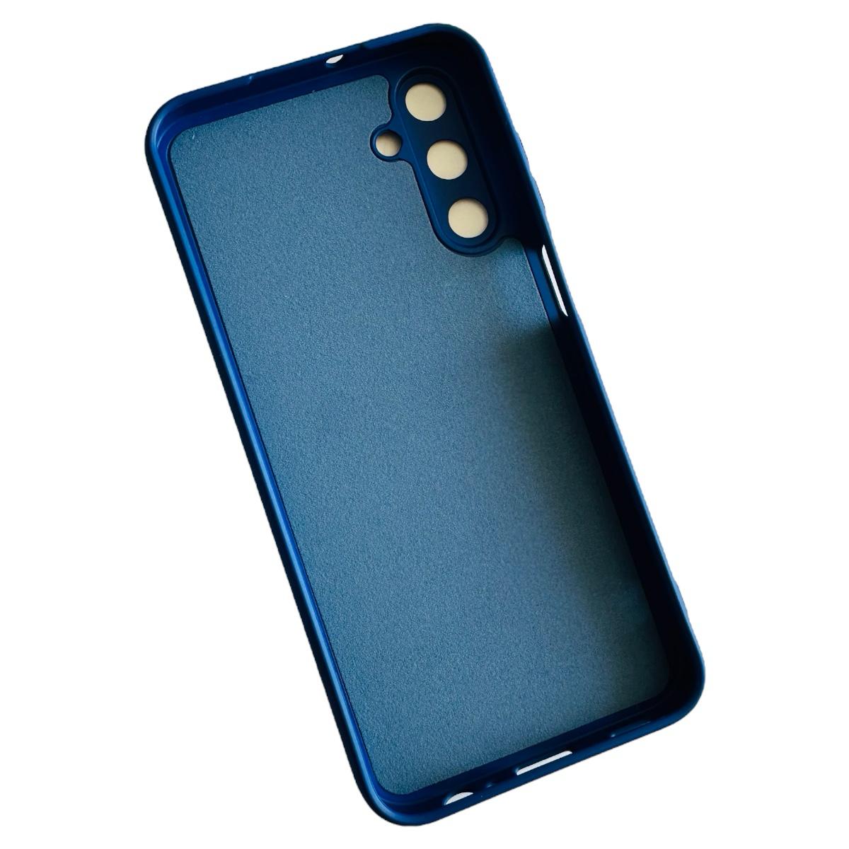 CARCASA FUNDA PARA SAMSUNG A16 5G SILICONA AZUL - 4