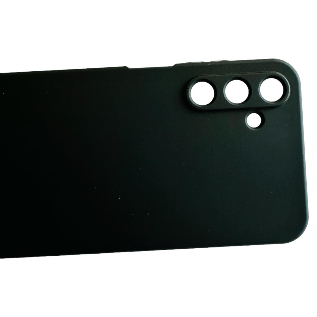 CARCASA FUNDA PARA SAMSUNG A16 5G SILICONA NEGRO - 1