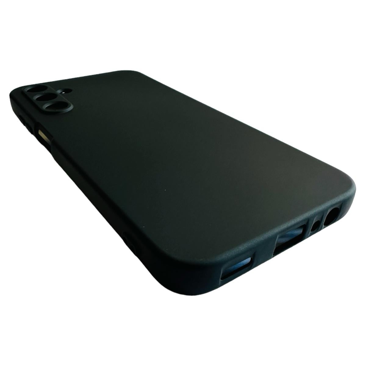CARCASA FUNDA PARA SAMSUNG A16 5G SILICONA NEGRO - 3