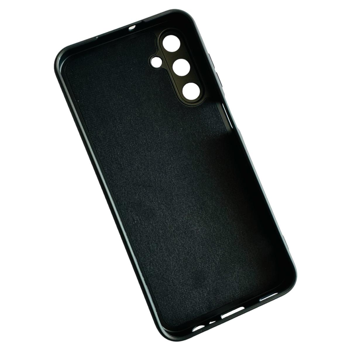CARCASA FUNDA PARA SAMSUNG A16 5G SILICONA NEGRO - 5