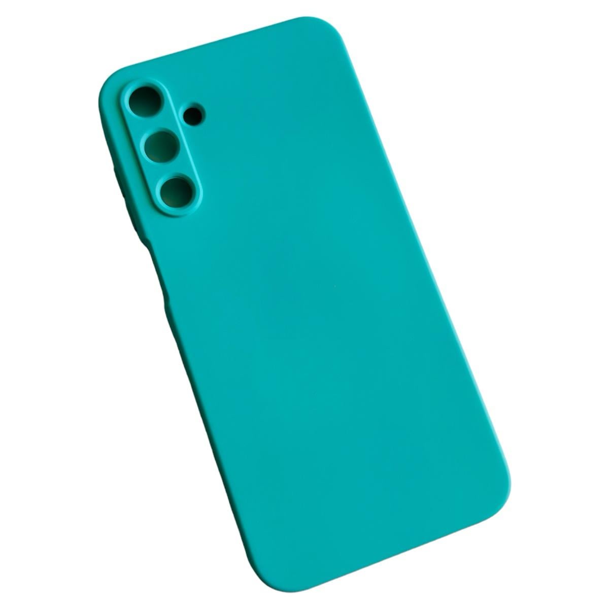 CARCASA FUNDA PARA SAMSUNG A16 5G SILICONA TURQUESA - 1