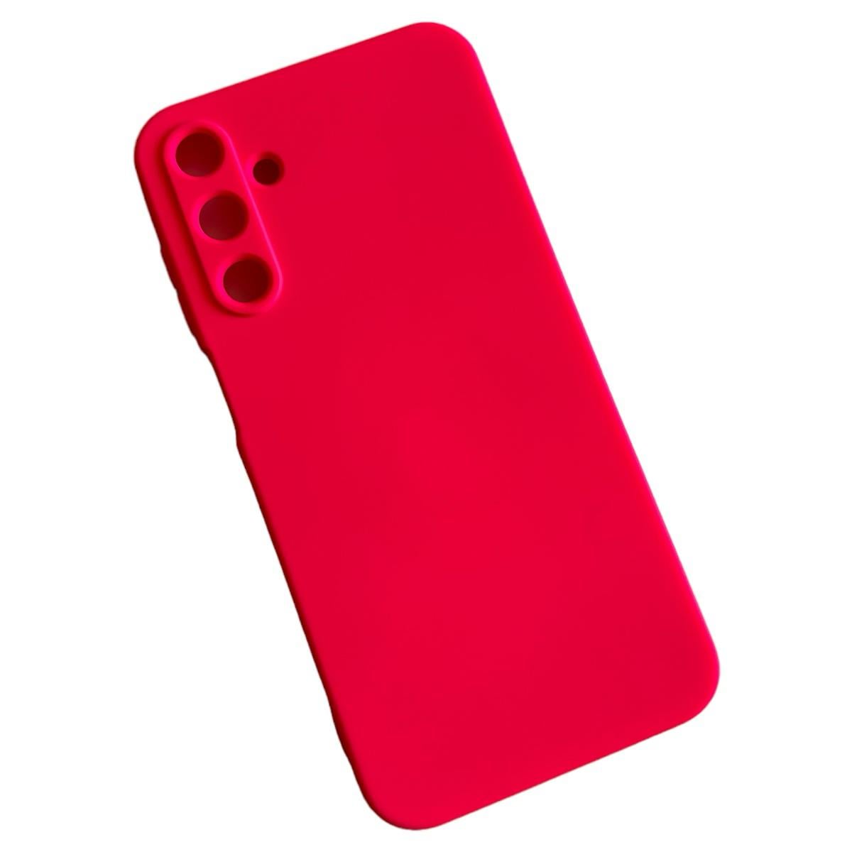 CARCASA FUNDA PARA SAMSUNG A16 5G SILICONA FUCSIA - 1