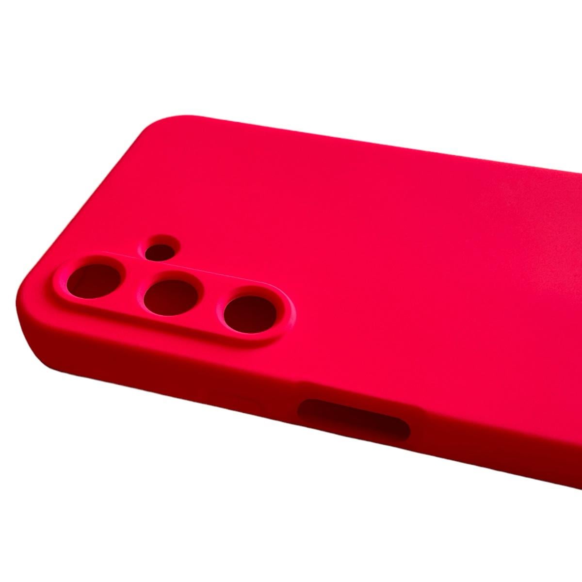 CARCASA FUNDA PARA SAMSUNG A16 5G SILICONA FUCSIA - 4