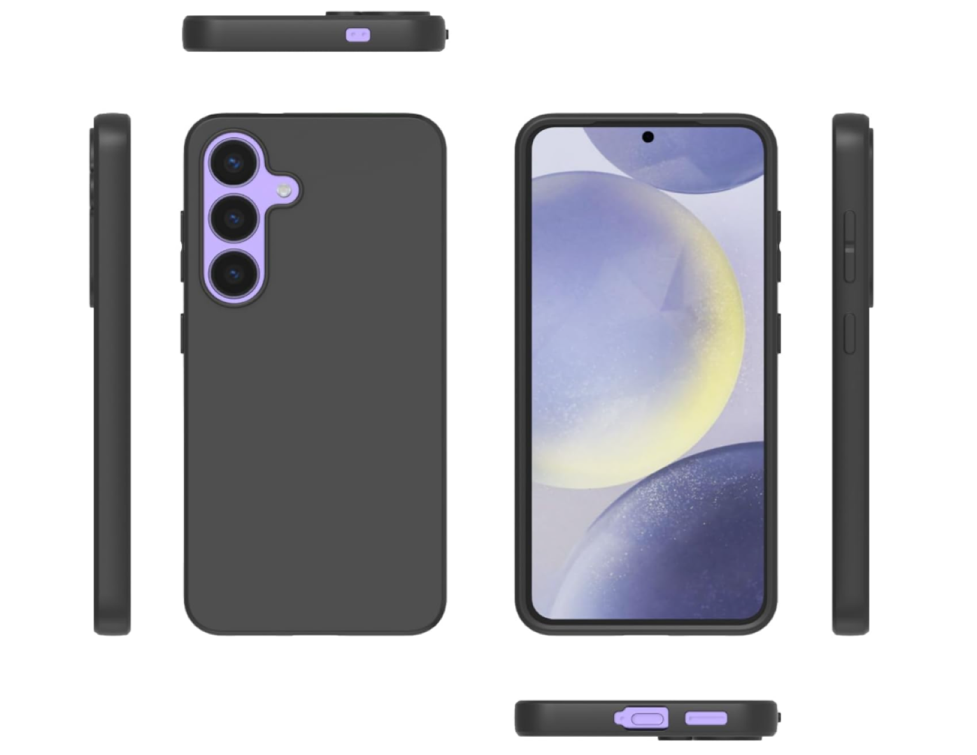 CARCASA FUNDA PARA SAMSUNG S25 SILICONA COLOR - 2
