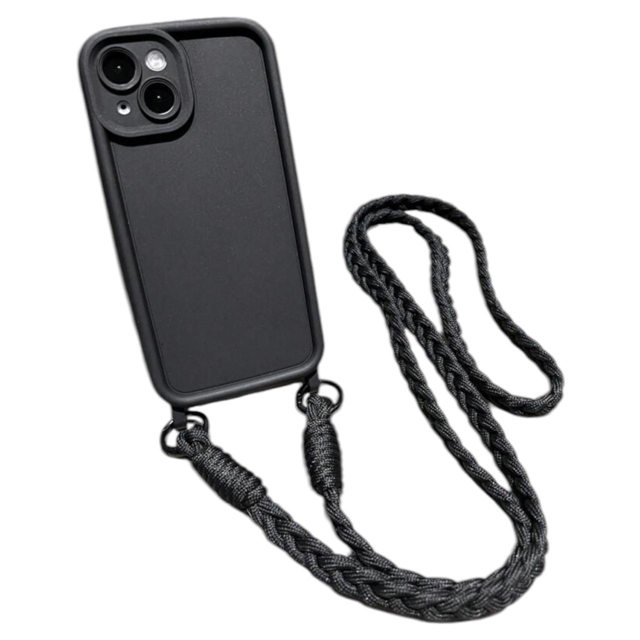 GENÉRICO CARCASA IPHONE 16 PRO COLGANTE 2 CORDONES