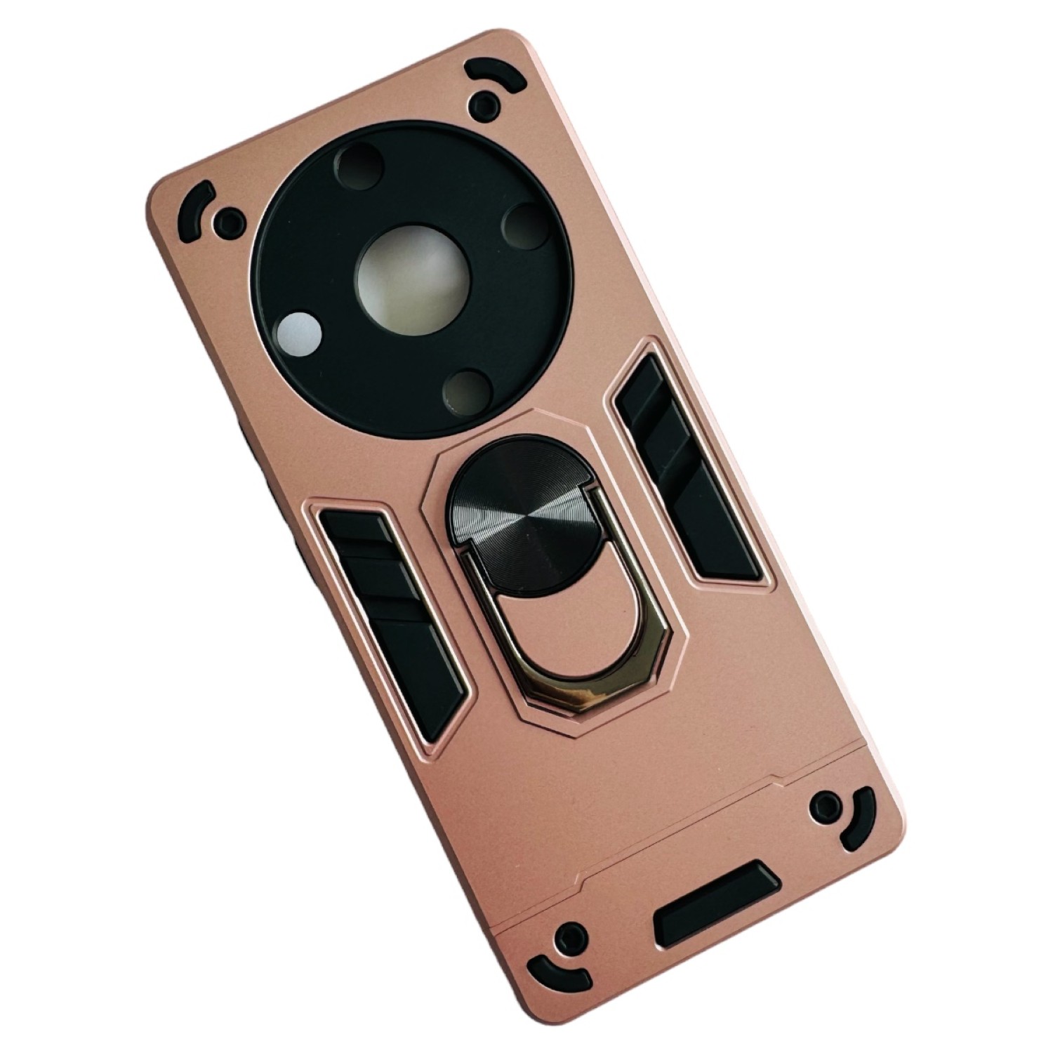 CARCASA PARA HONOR MAGIC5 LITE ANTI GOLPES ANILLO ROSADO - 1