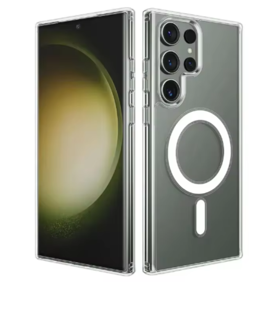 CARCASA PARA SAMSUNG S24 ULTRA TRANSPARENTE MAGSAFE - 1