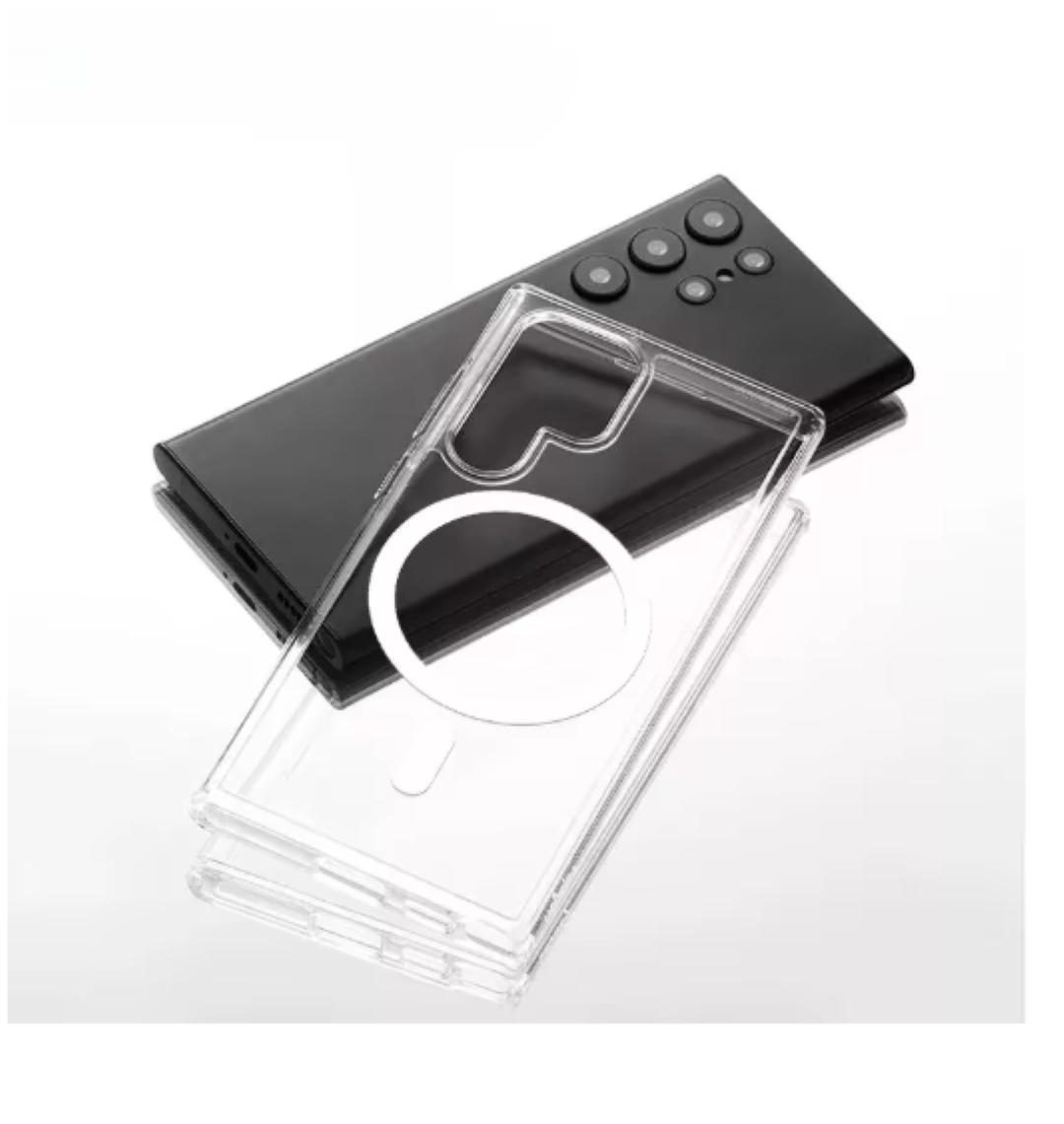 CARCASA PARA SAMSUNG S24 ULTRA TRANSPARENTE MAGSAFE - 2