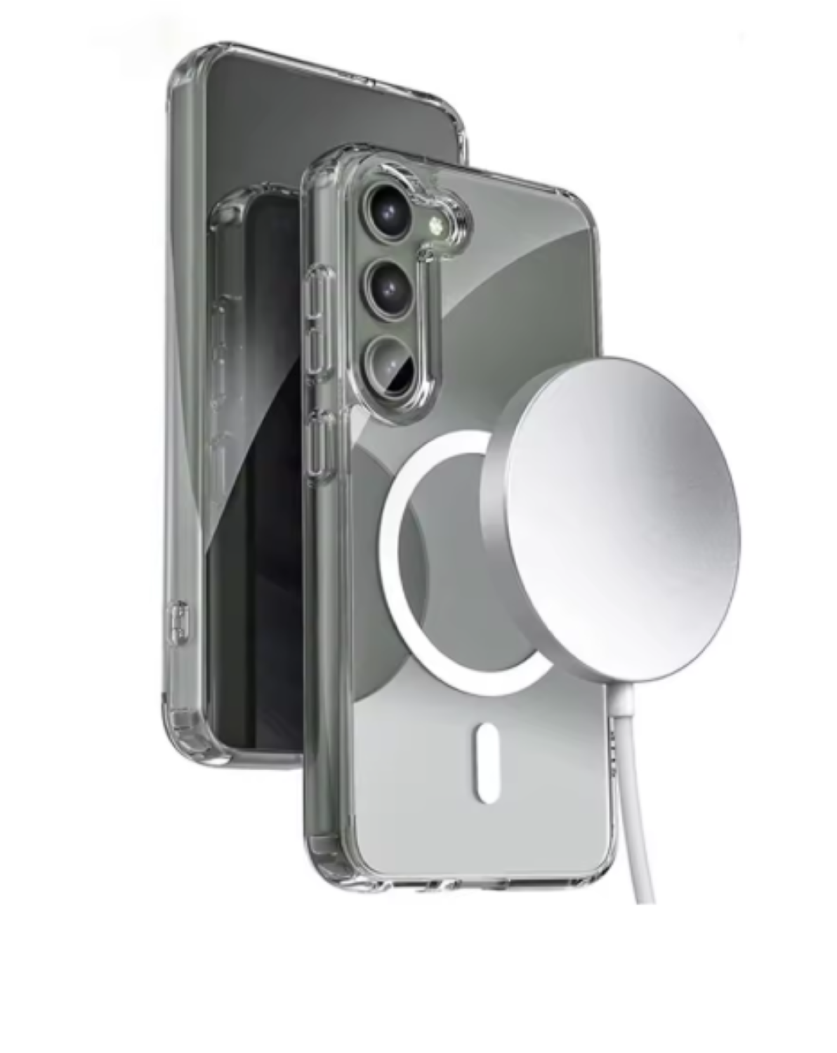 CARCASA PARA SAMSUNG S24 TRANSPARENTE MAGSAFE - 1