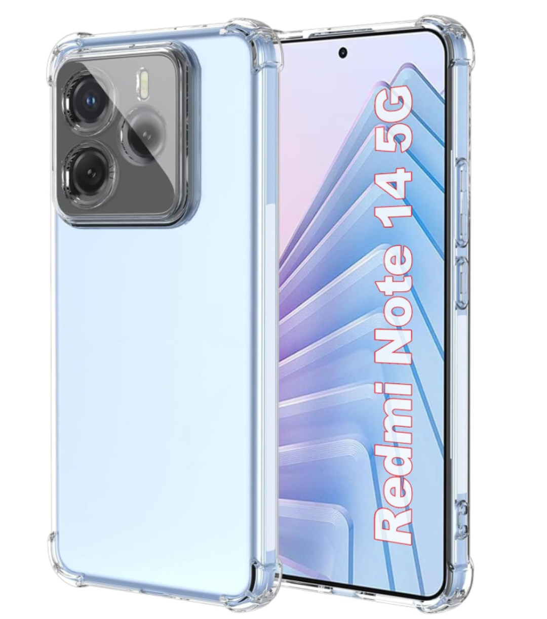 CARCASA PARA XIAOMI NOTE 14 5G TRANSPARENTE REFORZADA - 1