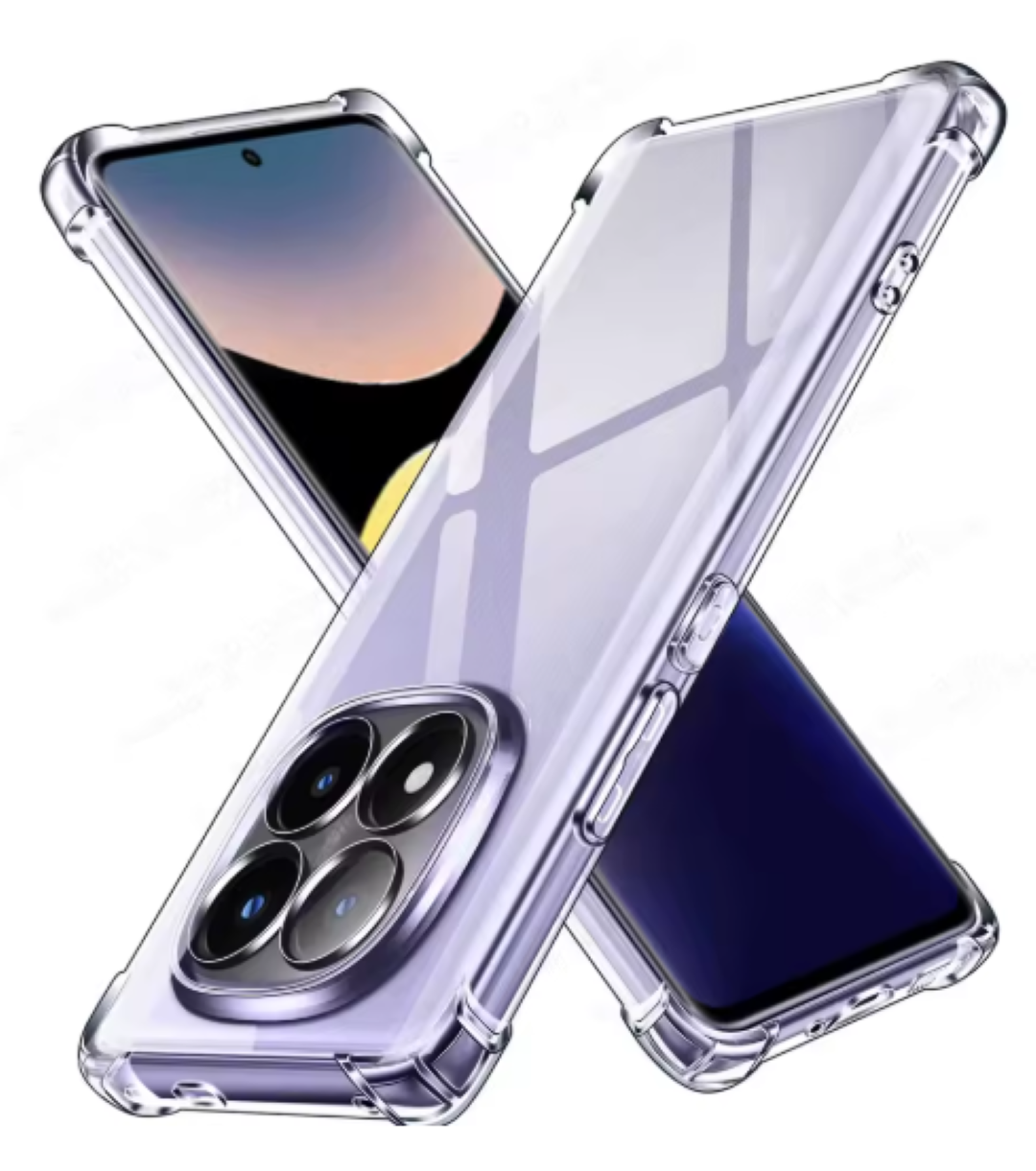CARCASA PARA XIAOMI NOTE 14 PRO+ 5G TRANSPARENTE REFORZADA - 1