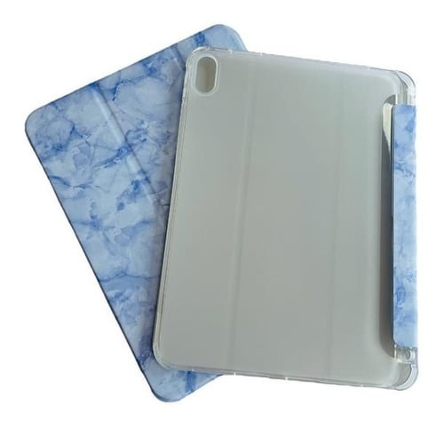 FUNDA SMART COVER PARA IPAD A16 11TH GENE 11 MARMOL AZUL - 1