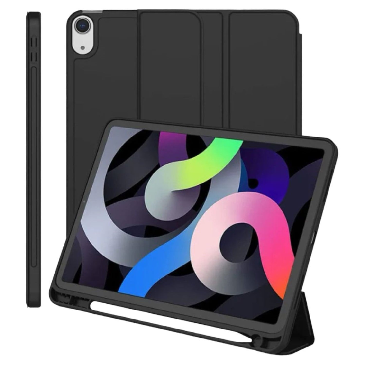 CARCASA SMART COVER CON RANURA PARA IPAD AIR 13 M3 2025 NEGRO - 1