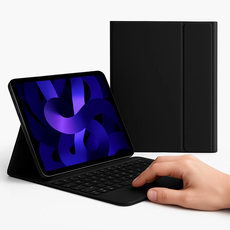 FUNDA CON TECLADO NEGRO PARA IPAD AIR 11 M3 2025 - 5