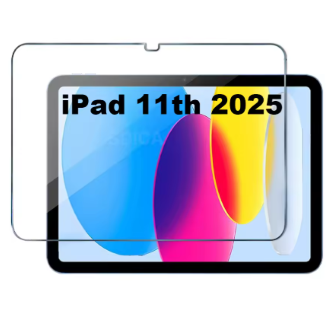 LAMINA MICA VIDRIO TEMPLADO PARA IPAD A16 11TH GENE 11 2025 - 1