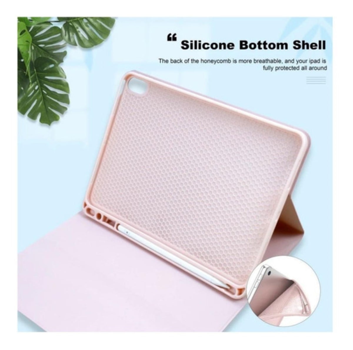 FUNDA CON TECLADO ROSADO PARA IPAD A16 11TH GENE ESPAÑOL - 3