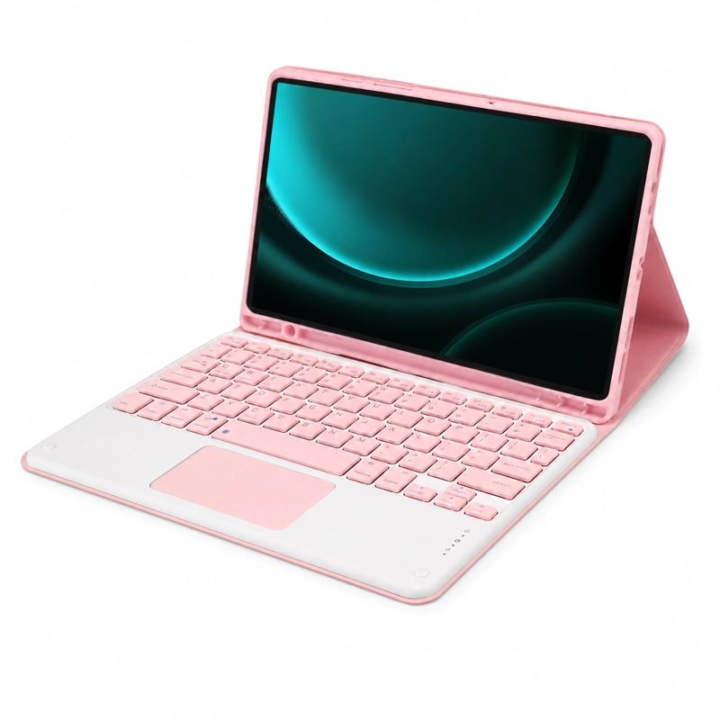 FUNDA CON TECLADO ROSADO PARA IPAD A16 11TH GENE ESPAÑOL - 5