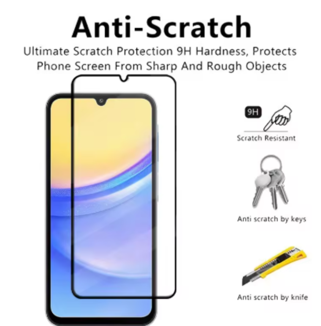 MICA LAMINA VIDRIO TEMPLADO COMPLETA PARA SAMSUNG S24 FE 5G - 2