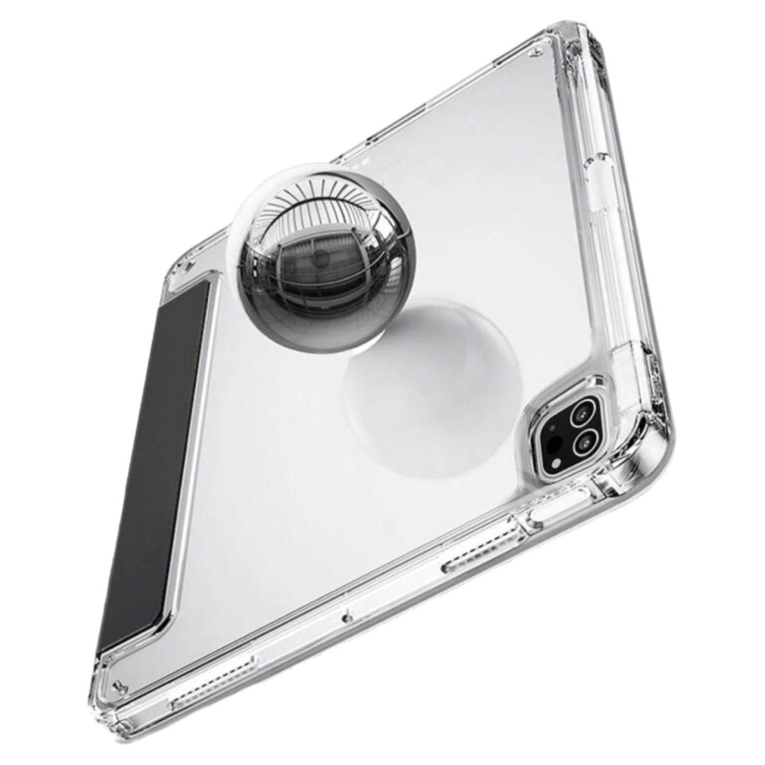 CARCASA SMART COVER CLEAR PARA IPAD AIR 6 11 M2 2024 NEGRO - 1