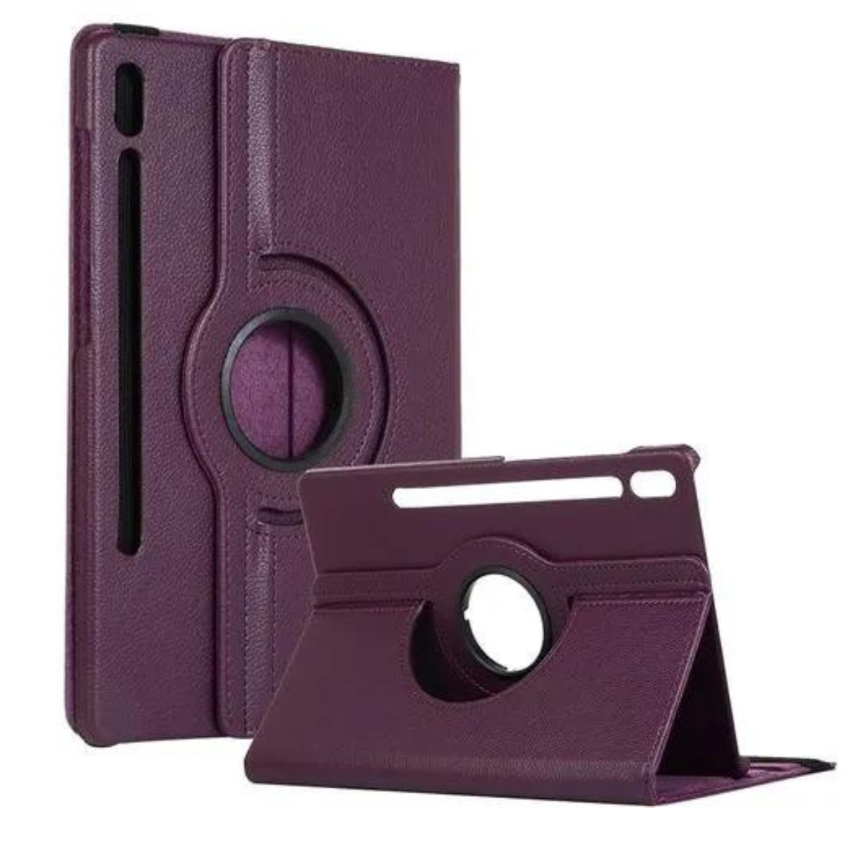 CARCASA FUNDA GIRATORIA PARA TABLET SAMSUNG S10 FE 10.9 MORADO - 2