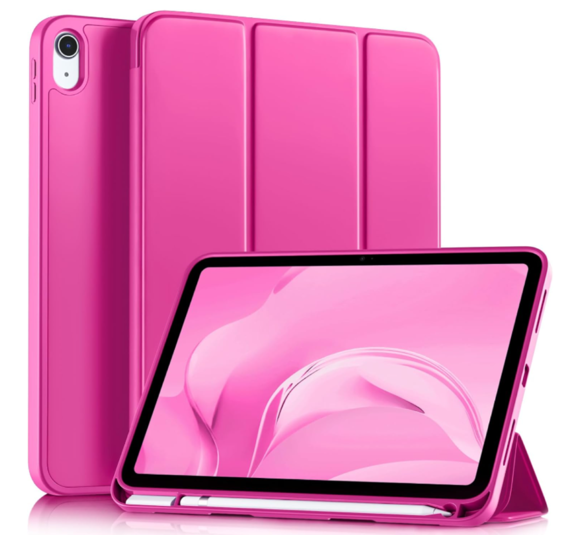 CARCASA SMART COVER RANURA PARA IPAD A16 11TH 2025 FUCSIA - 1