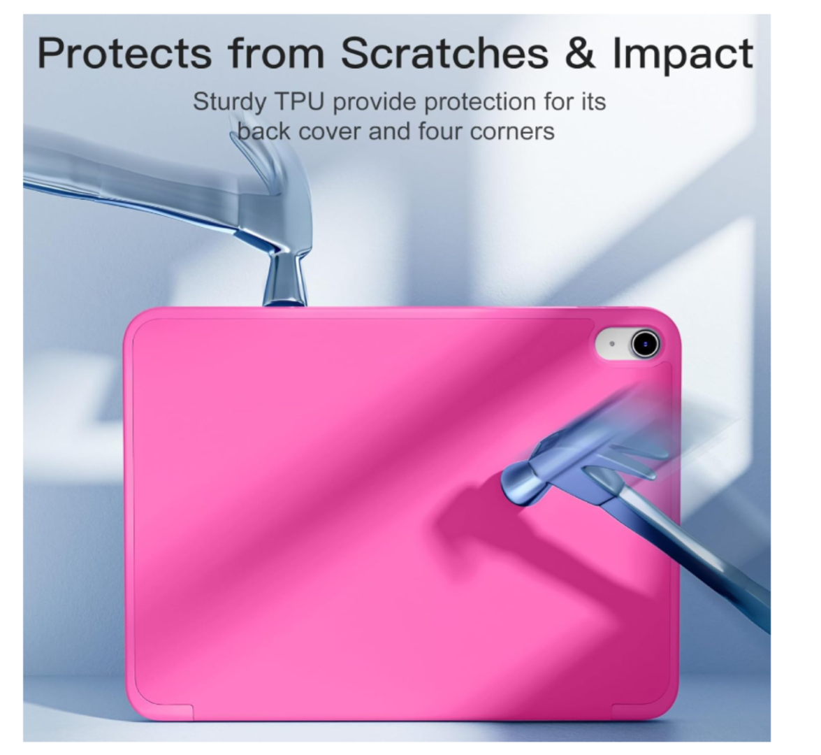 CARCASA SMART COVER RANURA PARA IPAD A16 11TH 2025 FUCSIA - 3