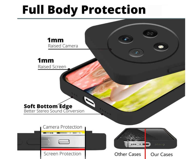 CARCASA FUNDA PARA HONOR MAGIC7 LITE SILICONA - 5