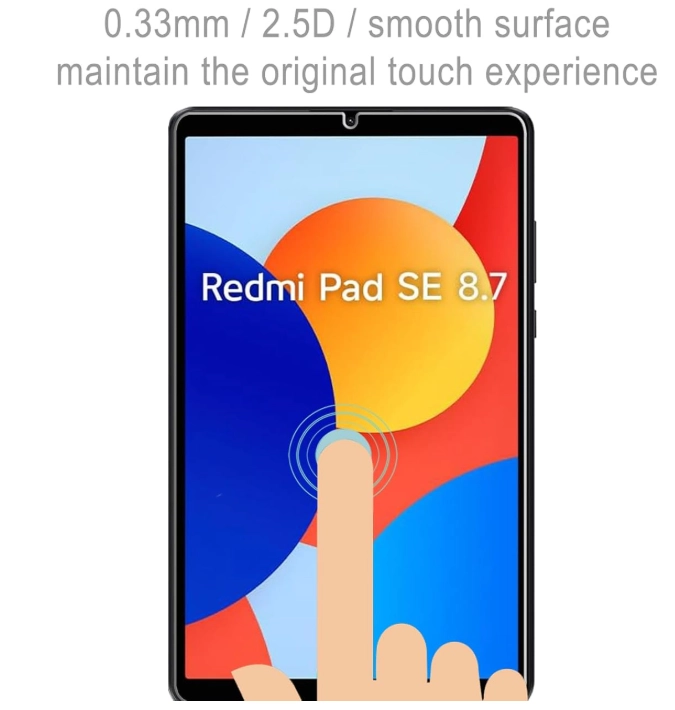LAMINA MICA VIDRIO TEMPLADO PARA TABLET XIAOMI PAD SE 8.7 - 4