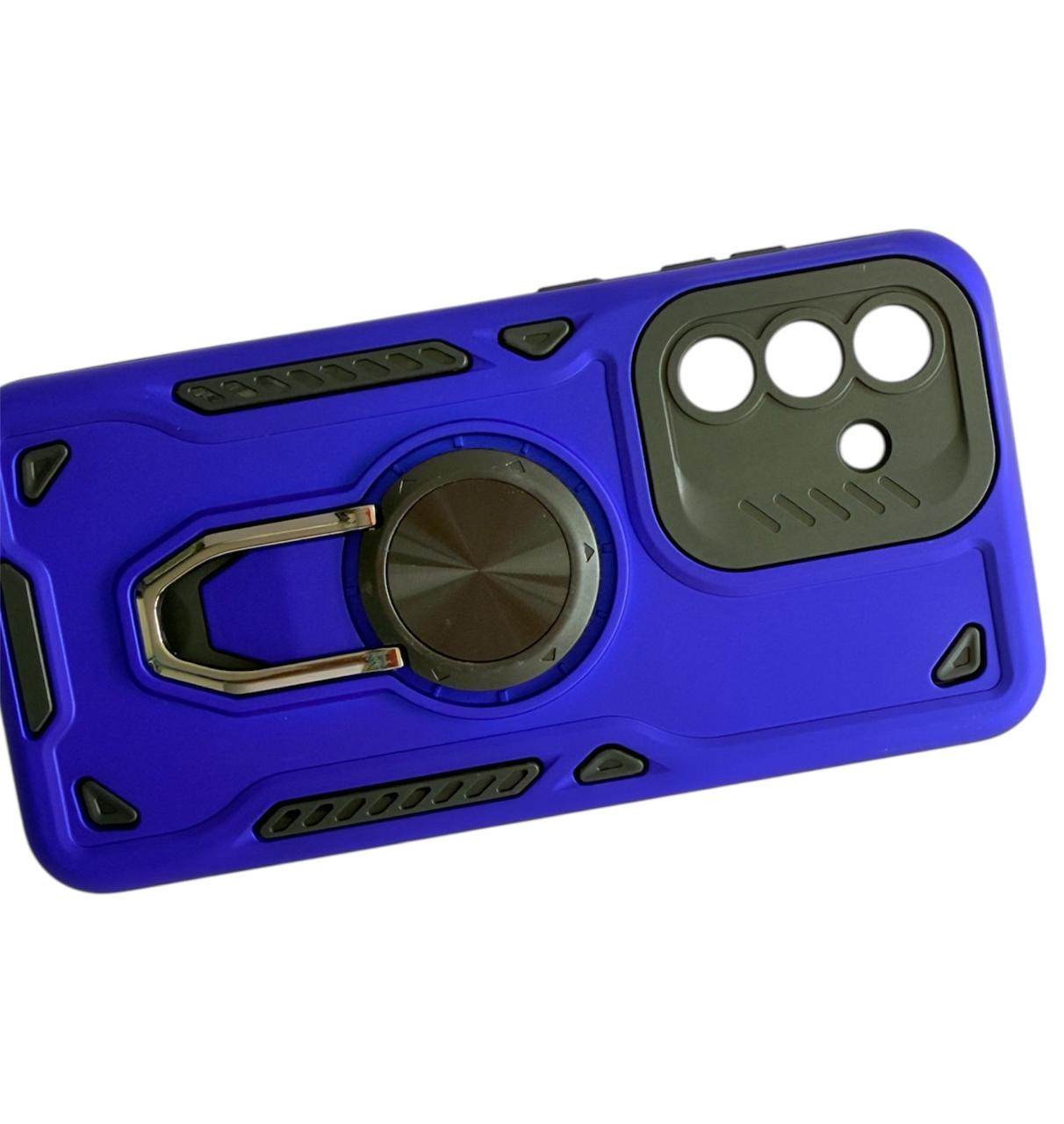 GENÉRICO CARCASA PARA SAMSUNG A36 5G ANTI GOLPES ANILLO AZUL