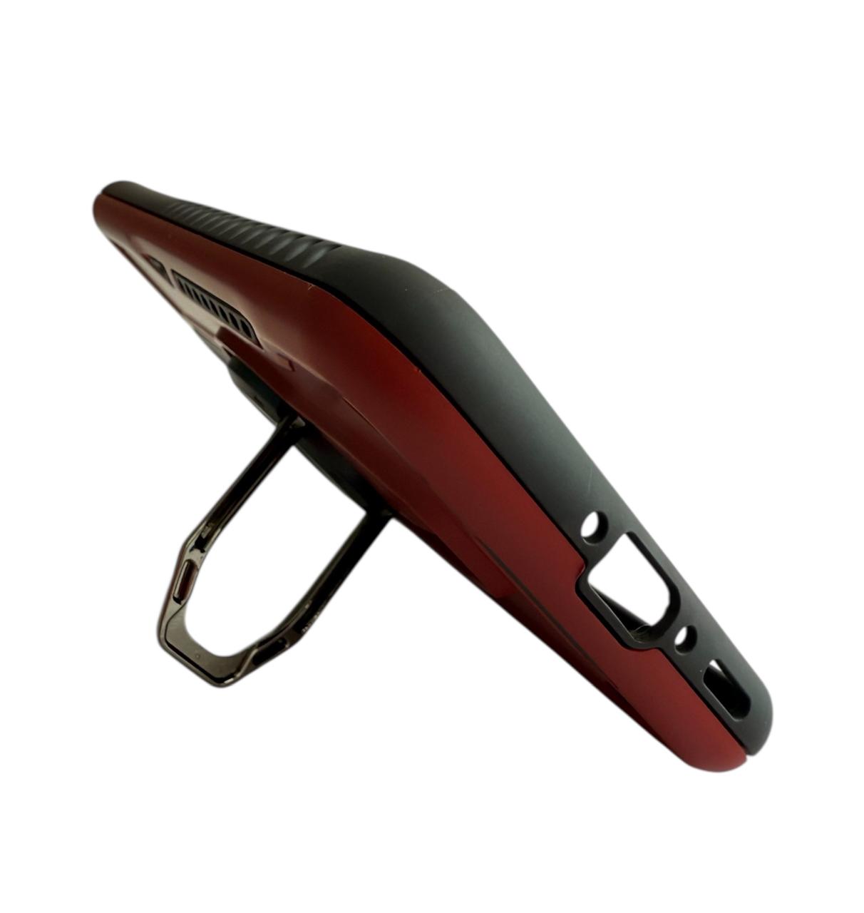 CARCASA PARA SAMSUNG A56 5G ANTI GOLPES ANILLO ROJO - 2