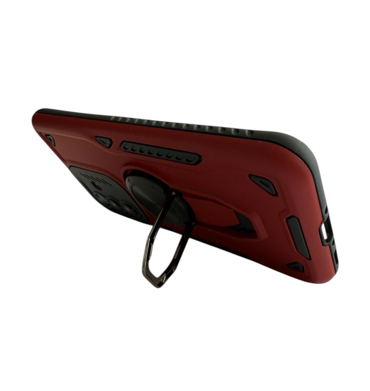 CARCASA PARA SAMSUNG A56 5G ANTI GOLPES ANILLO ROJO - 3